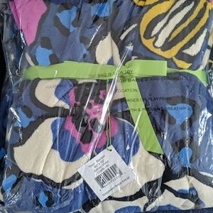 Vera Bradley African Violet Throw Blanket NWT